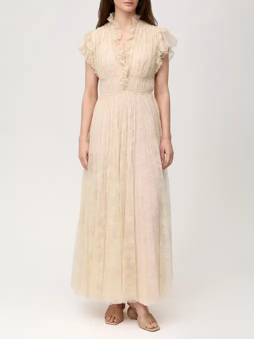 Платье кружевное ALBERTA FERRETTI