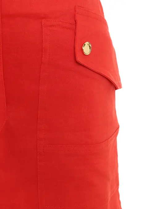 Юбка изо льна и вискозы PINKO