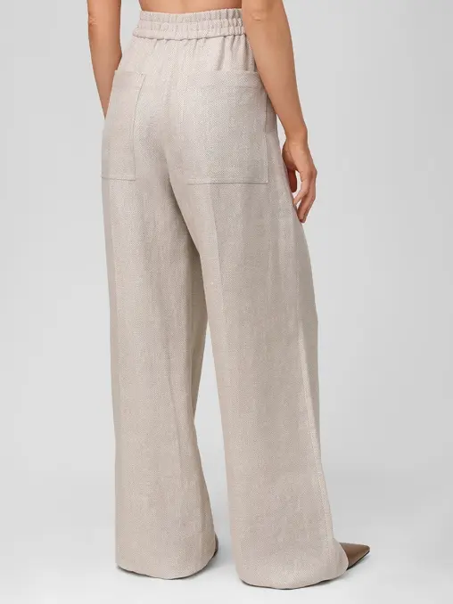 Брюки льняные BRUNELLO CUCINELLI