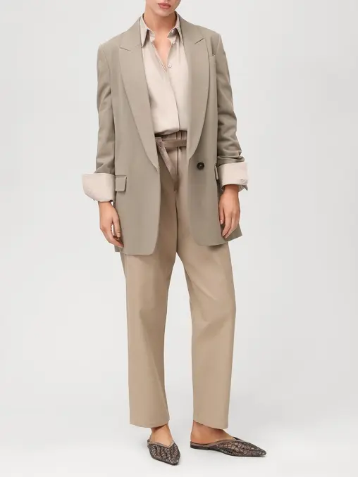 Брюки хлопковые BRUNELLO CUCINELLI