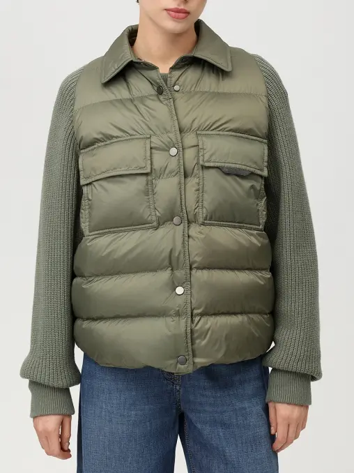 Куртка комбинированная BRUNELLO CUCINELLI