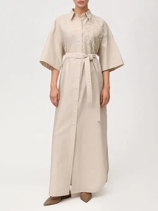 Платье хлопковое BRUNELLO CUCINELLI