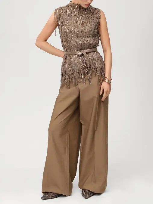 Брюки хлопковые BRUNELLO CUCINELLI
