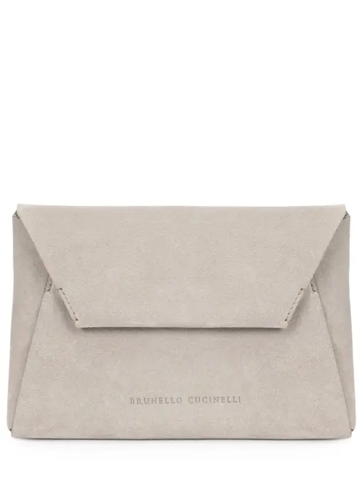 Клатч замшевый BRUNELLO CUCINELLI