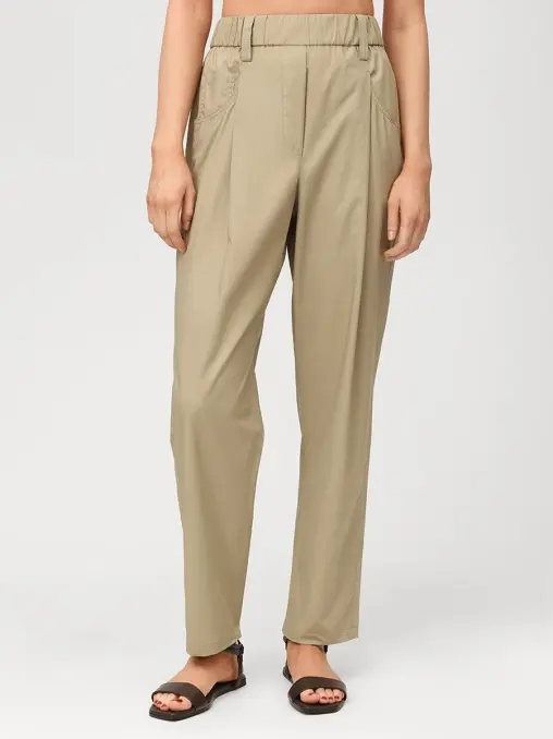 Брюки хлопковые BRUNELLO CUCINELLI