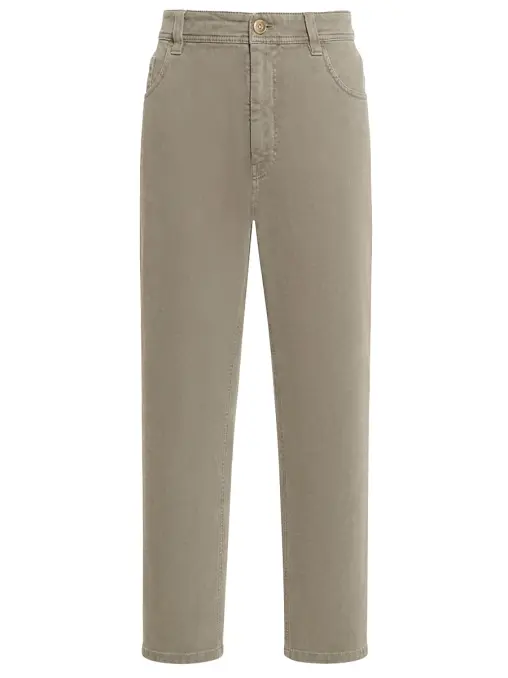 Джинсы хлопковые BRUNELLO CUCINELLI