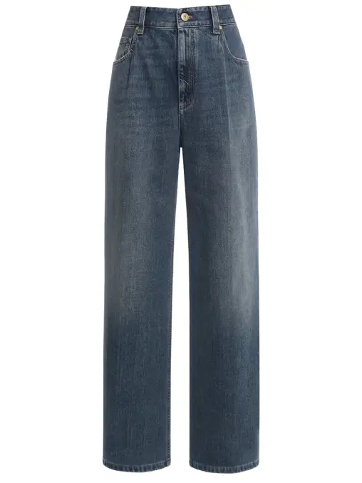Джинсы хлопковые BRUNELLO CUCINELLI