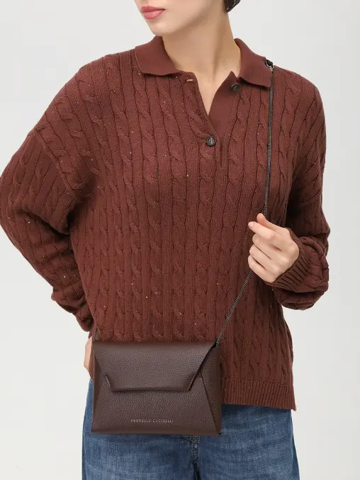 Клатч кожаный BRUNELLO CUCINELLI