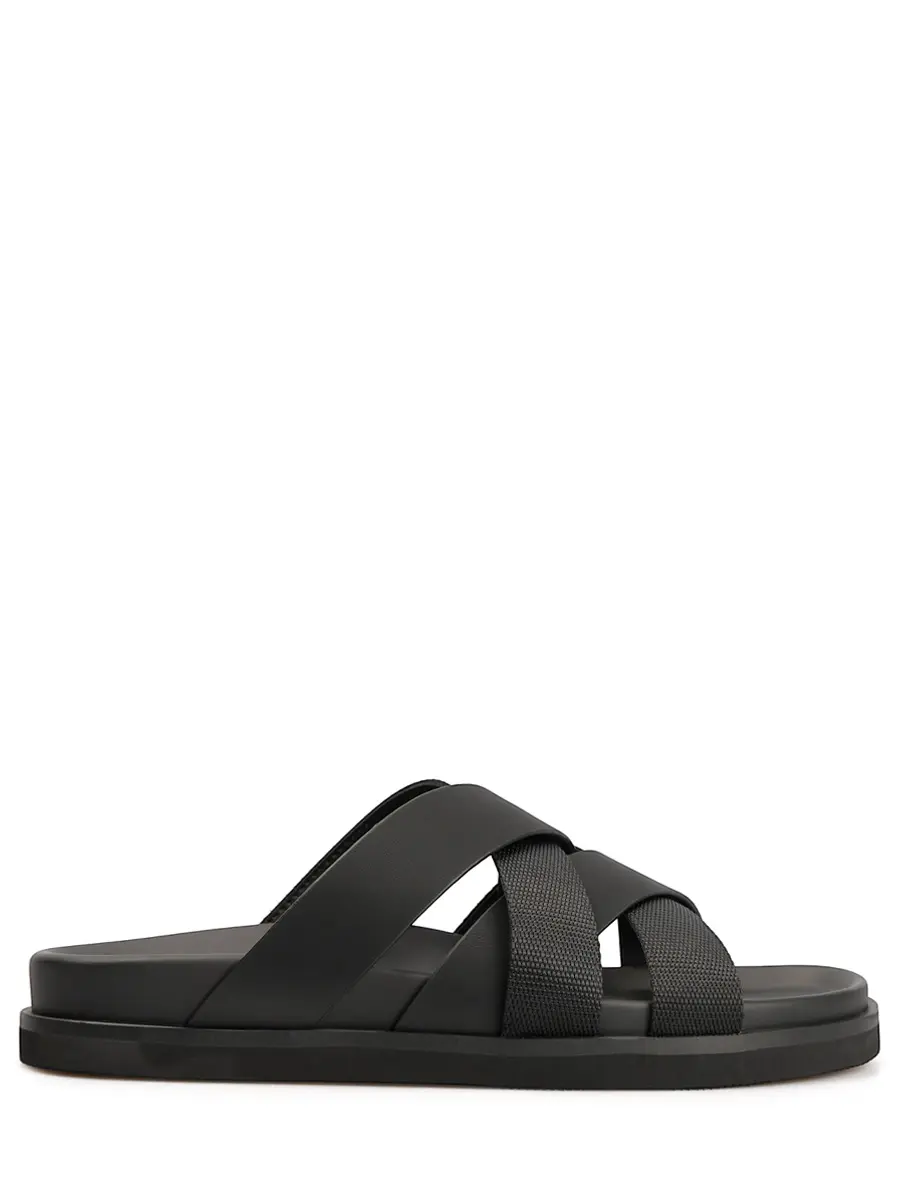 Шлепанцы однотонные