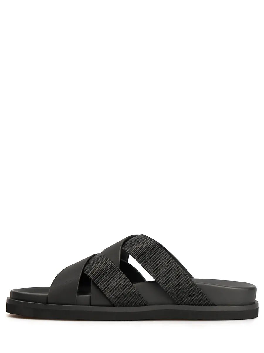 Шлепанцы однотонные