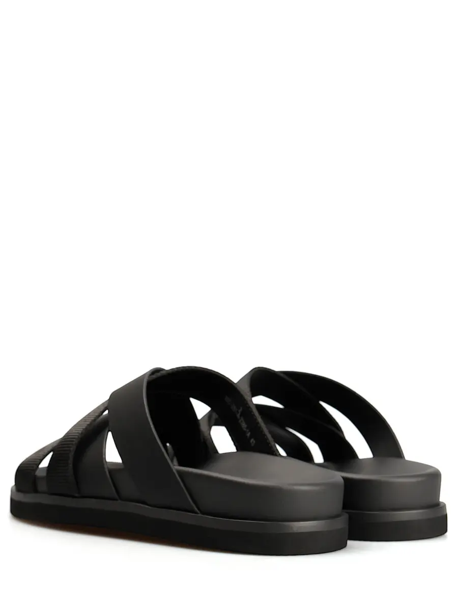 Шлепанцы однотонные