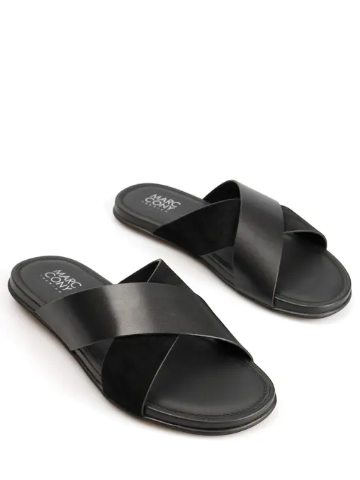 Шлепанцы кожаные MARC CONY