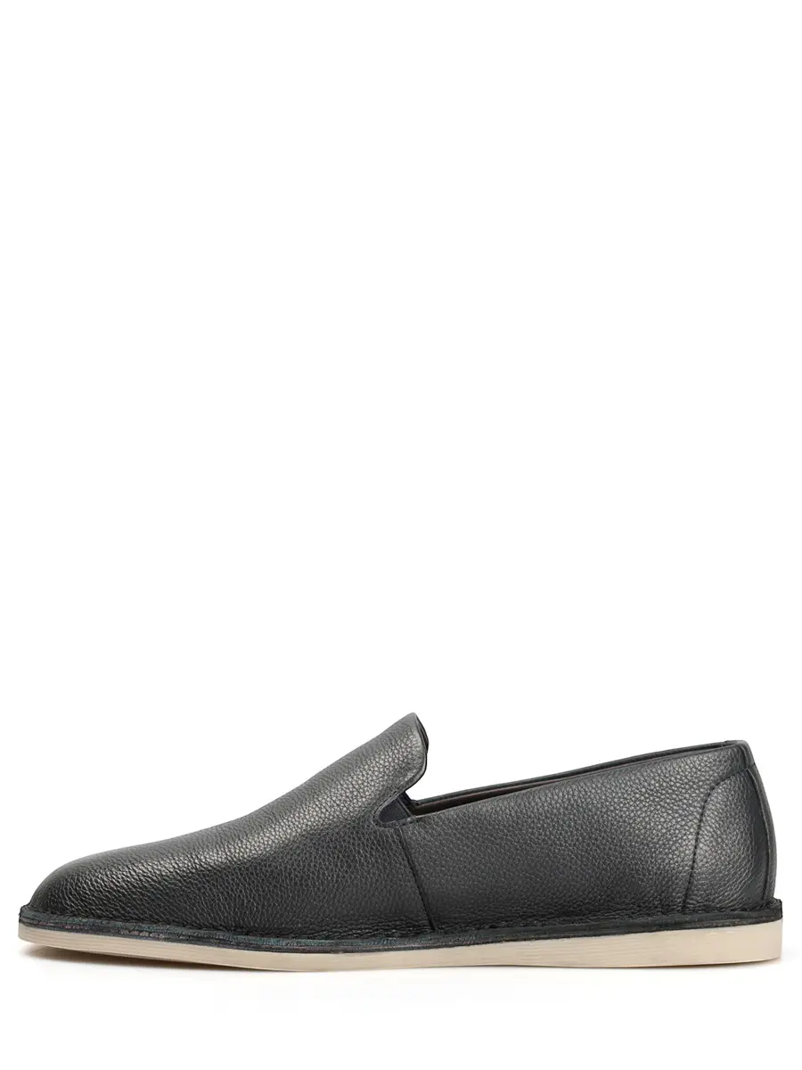 Слипоны кожаные