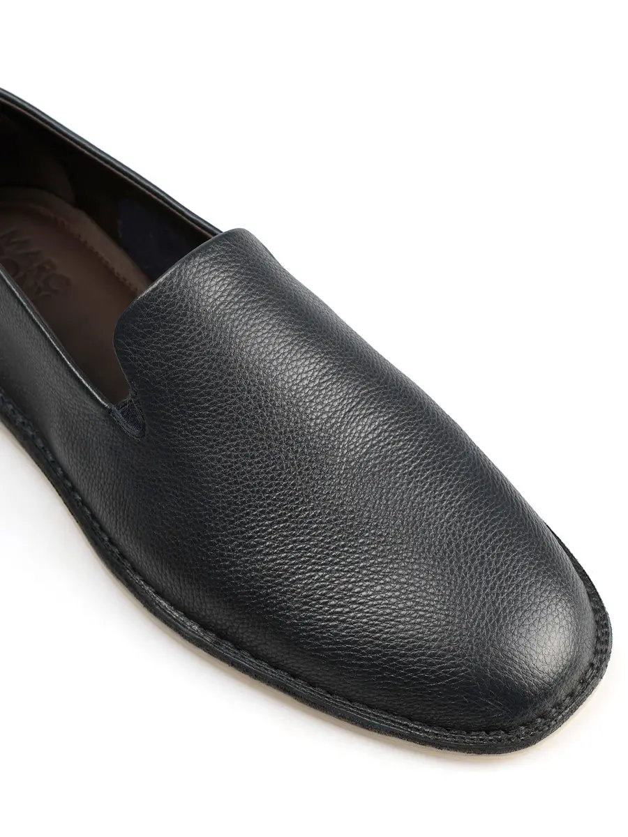 Слипоны кожаные