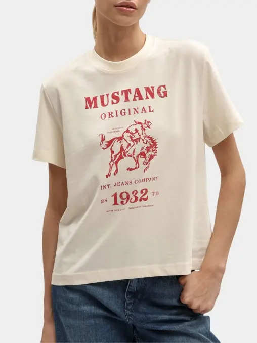 Футболка хлопковая MUSTANG