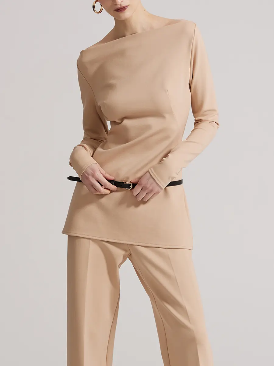 Лонгслив из вискозы