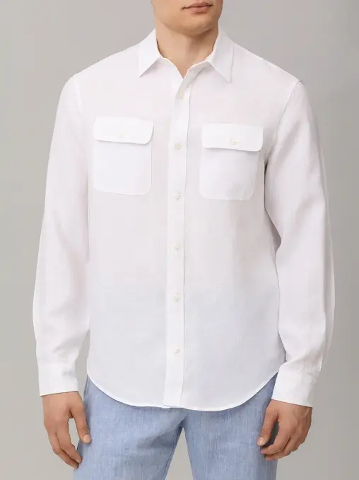 Рубашка Regular Fit льняная PAUL & SHARK