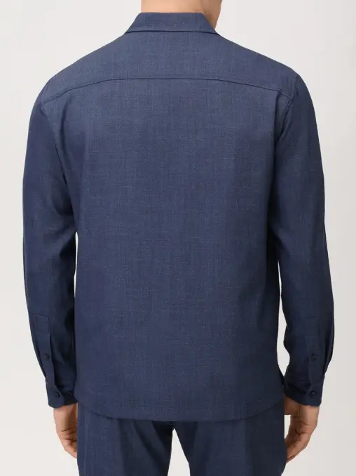Рубашка Regular Fit из шерсти и шелка PAUL & SHARK