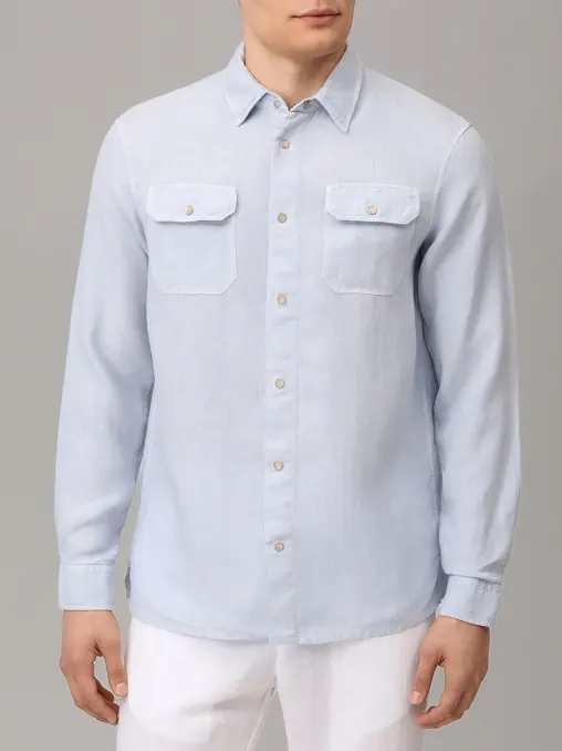 Рубашка Regular Fit льняная PAUL & SHARK
