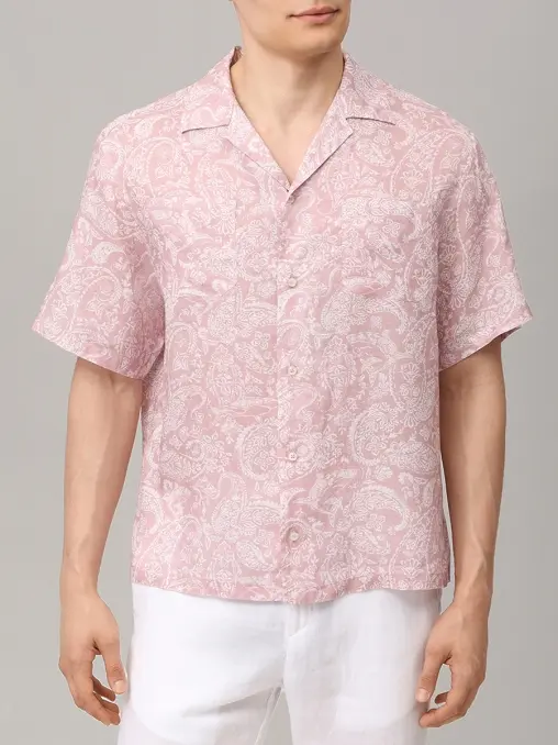 Рубашка Regular Fit льняная PAUL & SHARK