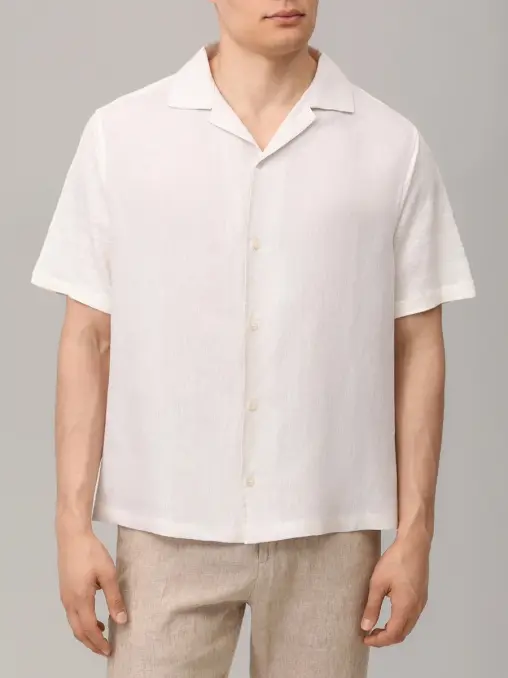 Рубашка Regular Fit льняная PAUL & SHARK