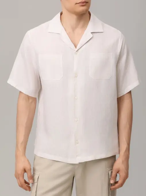 Рубашка Regular Fit льняная PAUL & SHARK