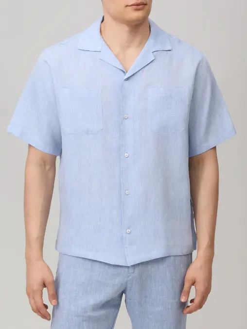 Рубашка Regular Fit льняная PAUL & SHARK
