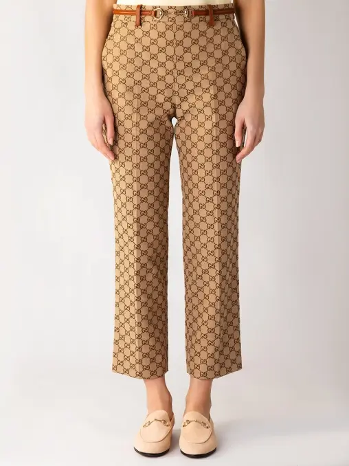 Брюки хлопковые GUCCI