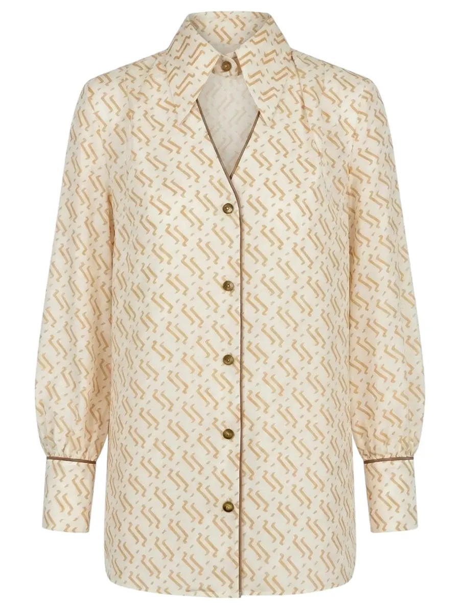 Блуза шелковая