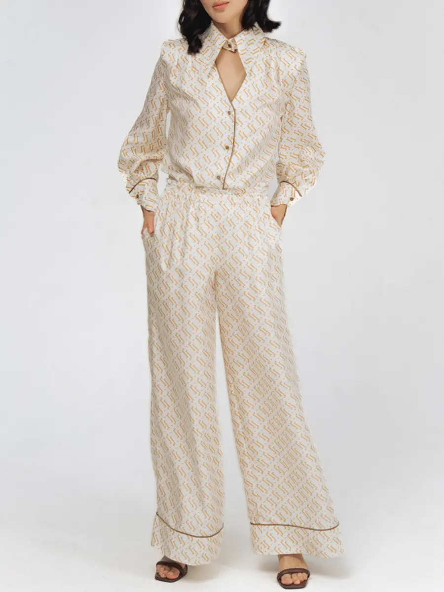 Блуза шелковая