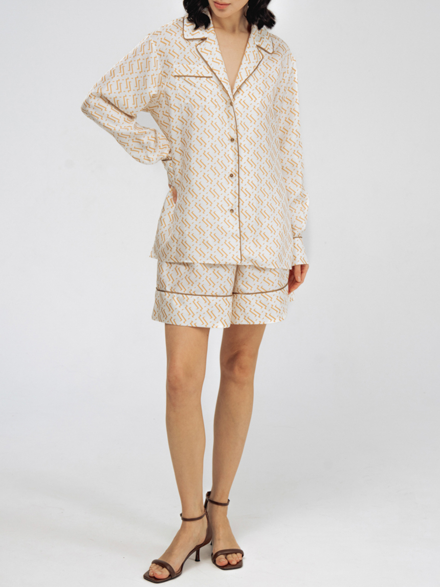 Блуза шелковая