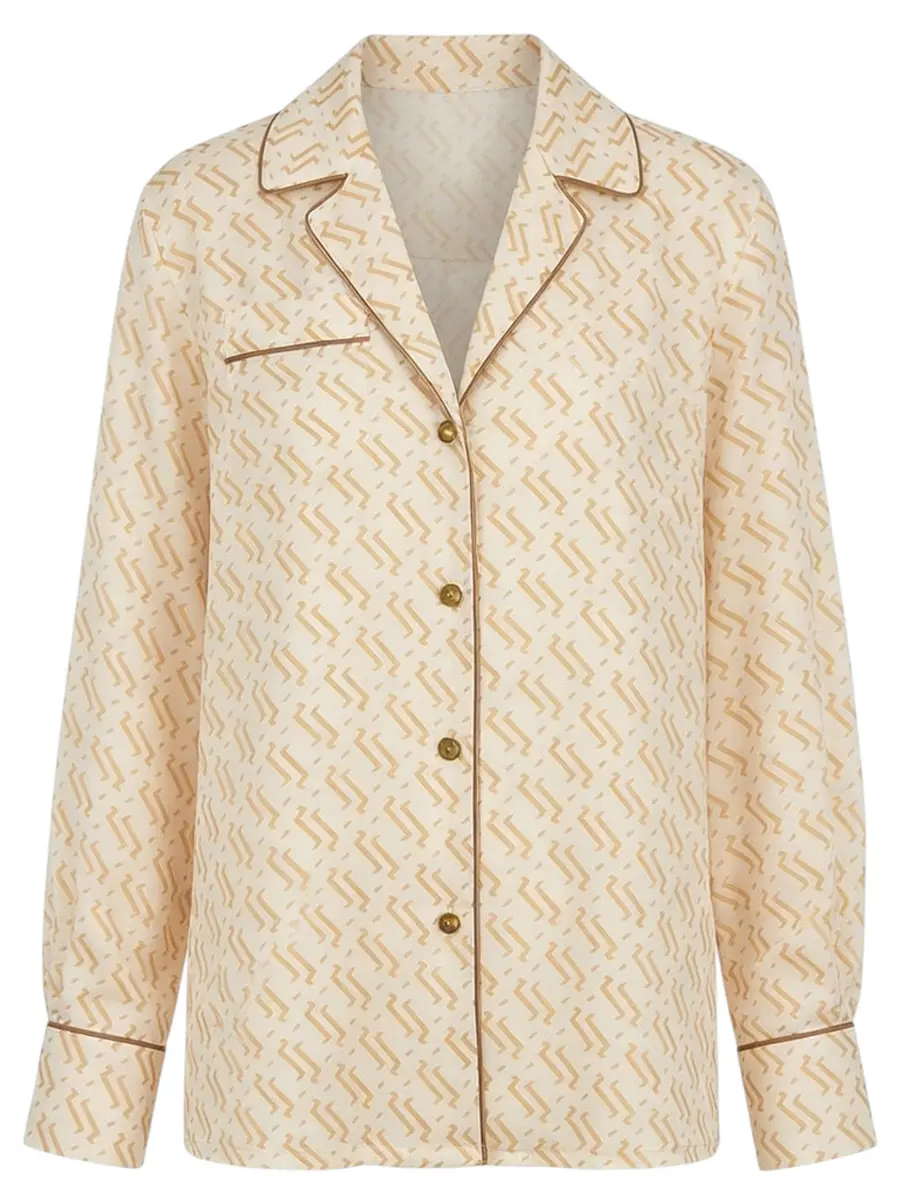 Блуза шелковая