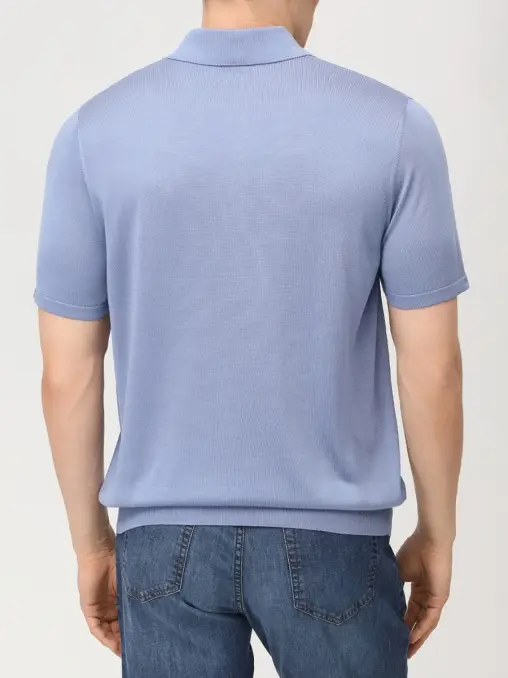 Поло шелковое BERTOLO LUXURY MENSWEAR