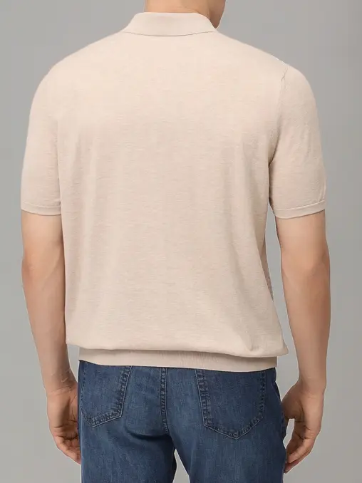 Поло из хлопка и шелка BERTOLO LUXURY MENSWEAR