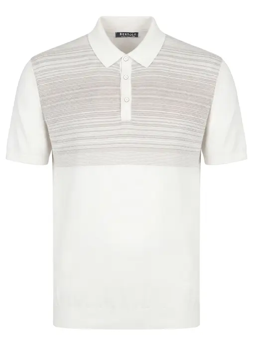 Поло хлопковое BERTOLO LUXURY MENSWEAR