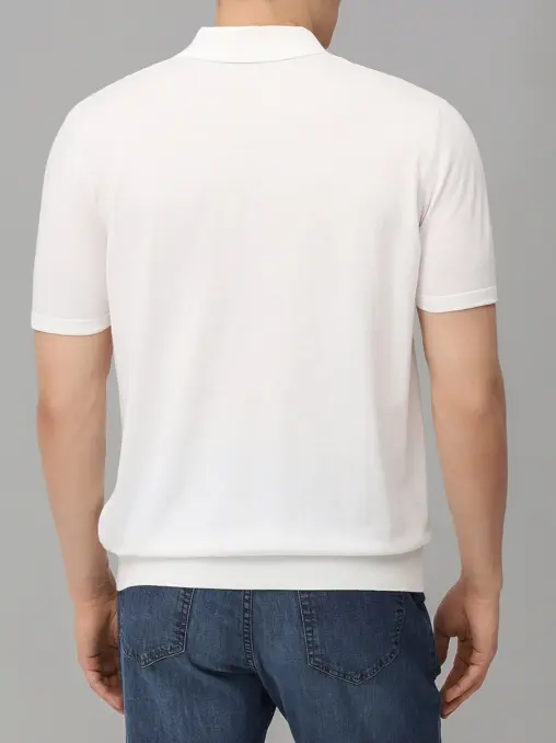 Поло хлопковое BERTOLO LUXURY MENSWEAR