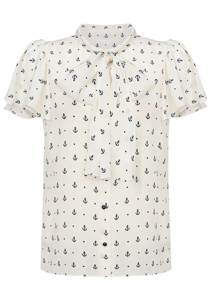 Блуза шелковая