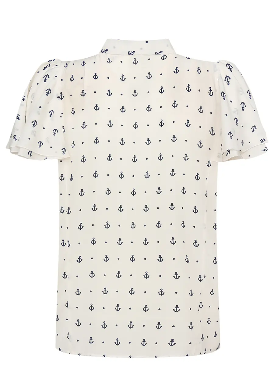 Блуза шелковая