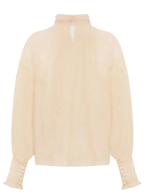 Блуза с жемчугом THE NAMES