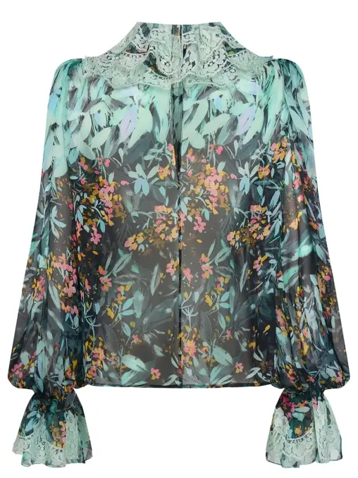 Блуза с кружевом THE NAMES