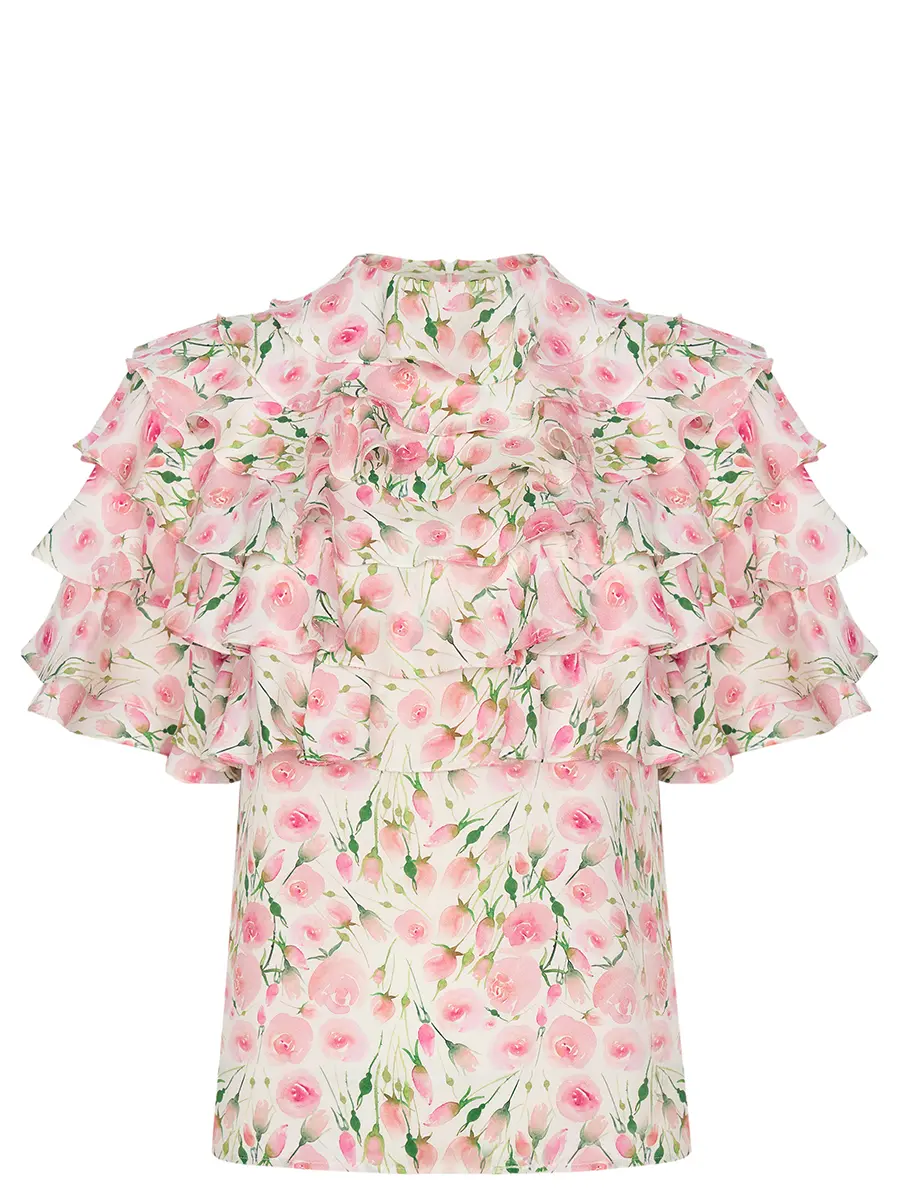 Блуза шелковая