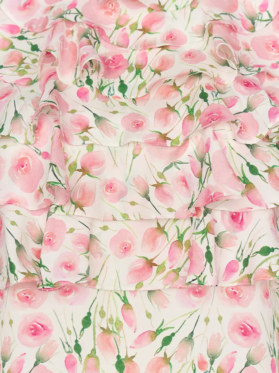 Блуза шелковая