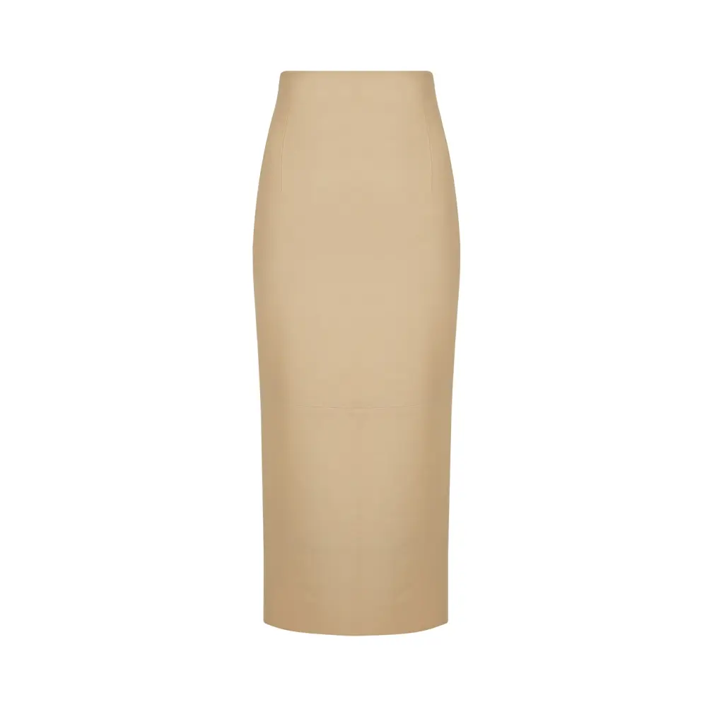 Юбка кожаная