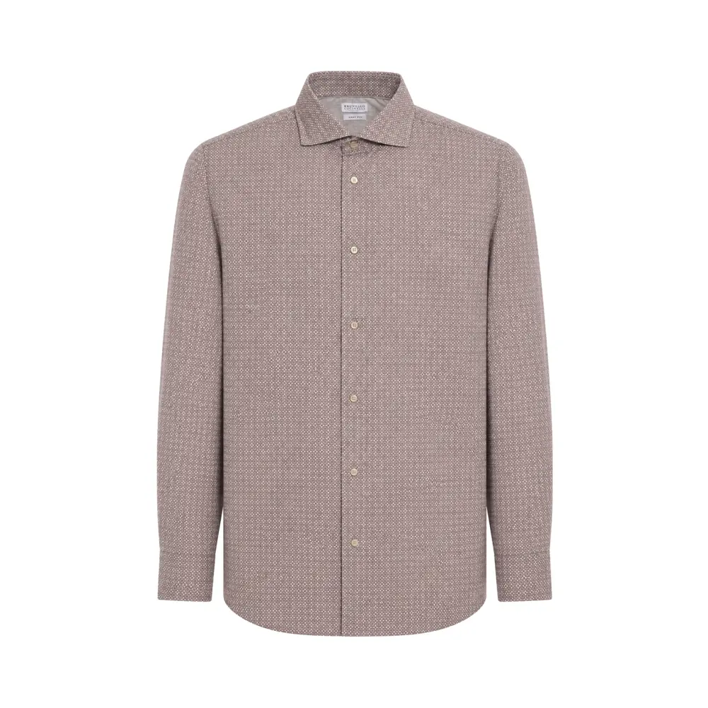 Рубашка Easy Fit хлопковая