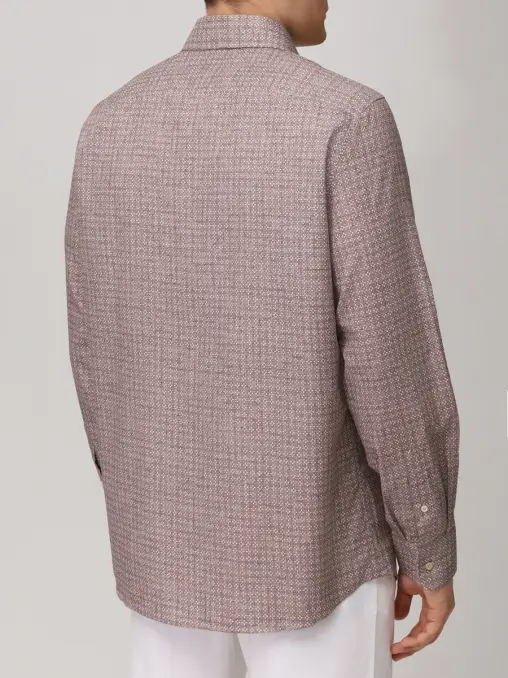 Рубашка Easy Fit хлопковая BRUNELLO CUCINELLI