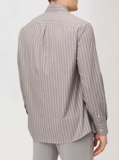 Рубашка Easy Fit хлопковая BRUNELLO CUCINELLI