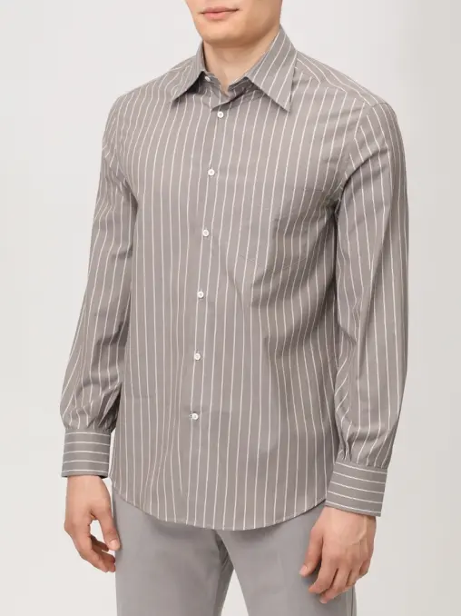 Рубашка Easy Fit хлопковая BRUNELLO CUCINELLI