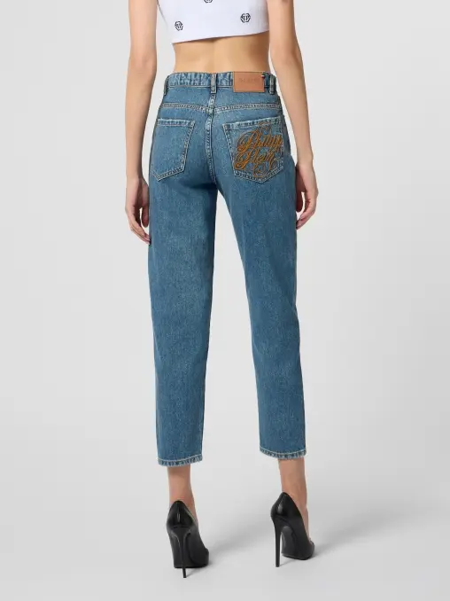Джинсы хлопковые PHILIPP PLEIN