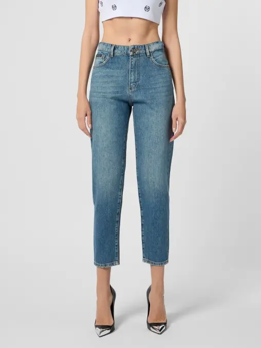 Джинсы хлопковые PHILIPP PLEIN