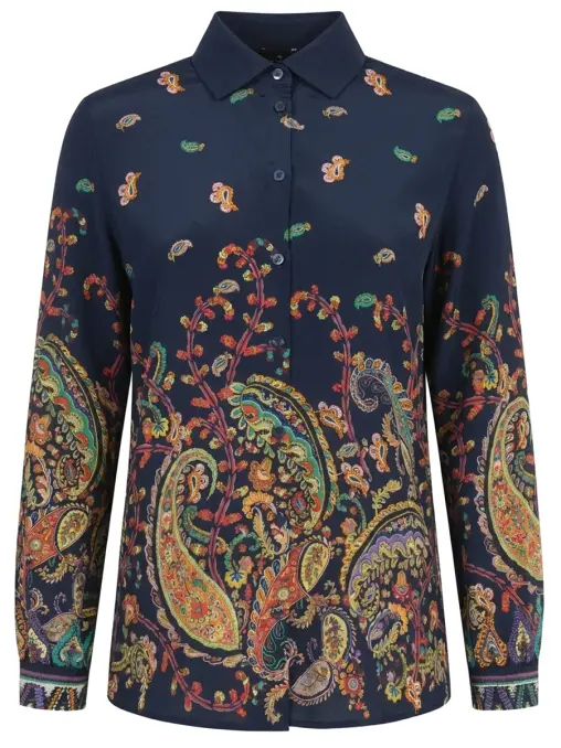 Рубашка шелковая ETRO